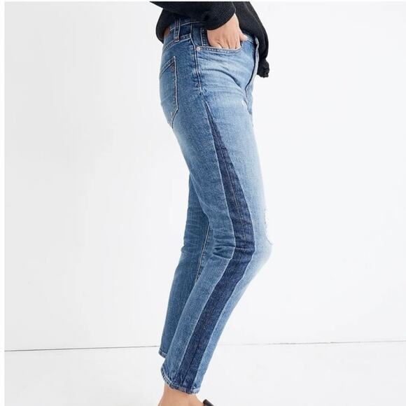 Madewell The High-Rise Slim Boyjean in Raebrook Wash: Eco Edition Size 24 - Picture 2 of 7